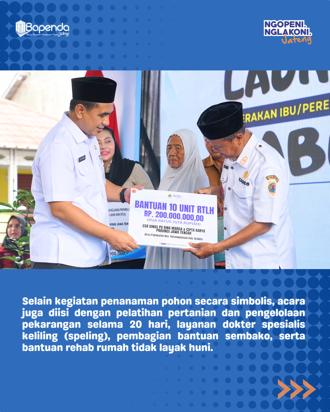 Bapenda Jateng Dukung Gerakan Rabu Pon
